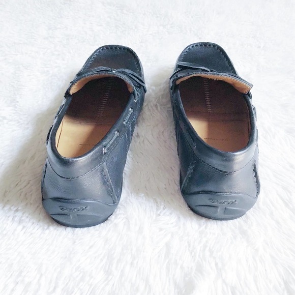 Geox Respira Flats black Casual Flats Bow Fronts SZ37 - Picture 6 of 8